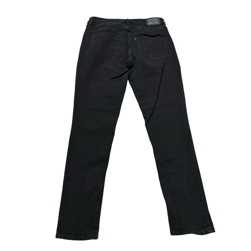 Levis 721 High Rise‎ Skinny Jeans Womens Black Stretch Denim - Picture 3 of 13